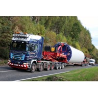 SOLD OUT MCFADYENS MEGA WINDMILL TRANSPORTER 3+7 + SCANIA 8X4