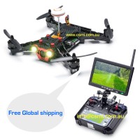 RTF Racer-250-FPV-Drone 2.4G-6CH-Transmitter-7-Inch-32CH-Monitor-HD-Camera-RTF